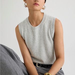 J Crew Italian Cashmere crewneck sweater shell Size Medium